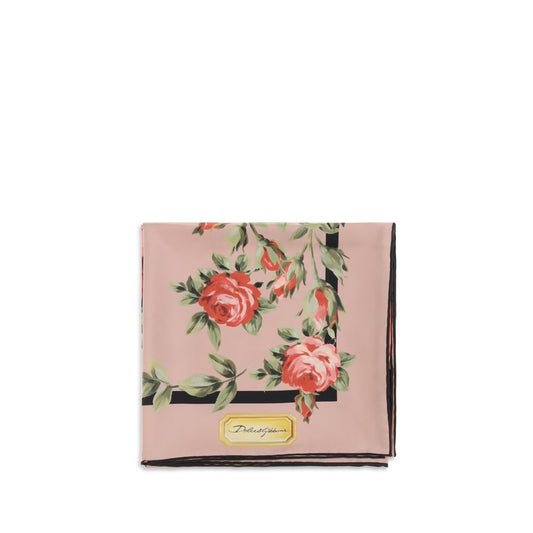Dolce & Gabbana Multicolor Silk Scarf