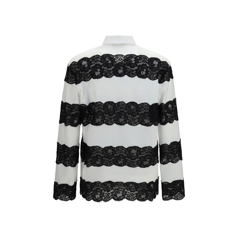 Dolce & Gabbana White Cotton Polo Shirt