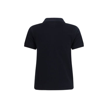 Maison Kitsuné Black Cotton Polo Shirt