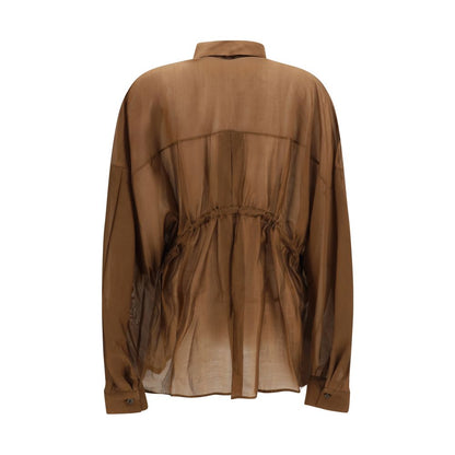 The Latest Brown Lyocell Shirt