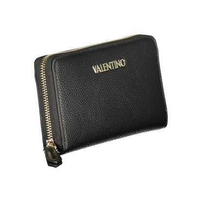 Mario Valentino Black Polyurethane Women's Wallet
