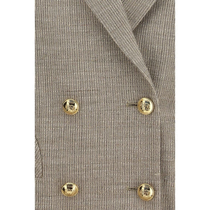 Blazé Milano Beige Cotton Blazer