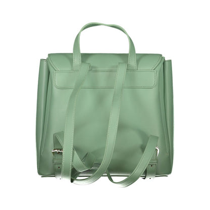 Mario Valentino Green Polyethylene Backpack