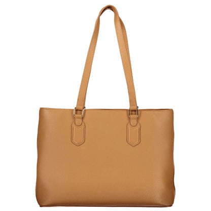 Mario Valentino Brown Polyethylene Handbag