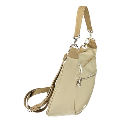 Mario Valentino Beige Polyethylene Handbag
