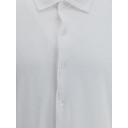 Brooksfield White Cotton Polo Shirt