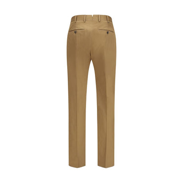PT Torino Brown Cotton Casual Pants