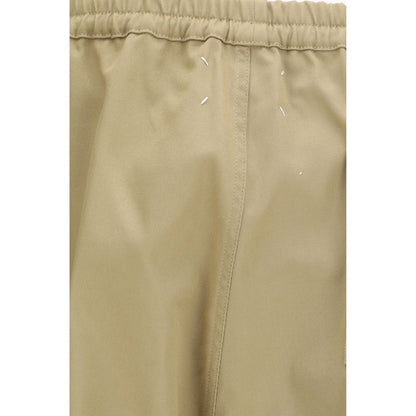 Maison Margiela Beige Polyester Casual Pants
