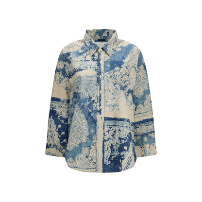 R13 Multicolor Cotton Pattern Shirt