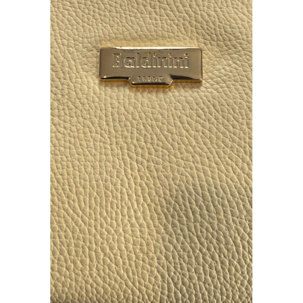 Baldinini Trend Bicolor Cowhide Clutch Bag