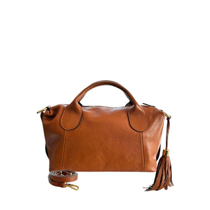 Baldinini Trend Brown Cowhide Shoulder Bag