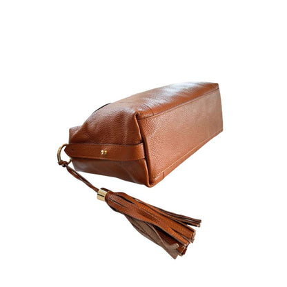 Baldinini Trend Brown Cowhide Shoulder Bag