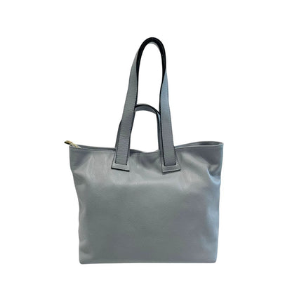 Baldinini Trend Blue Cowhide Clutch Bag