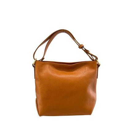 Baldinini Trend Brown Cowhide Clutch Bag