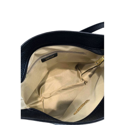Baldinini Trend Black Cowhide Clutch Bag