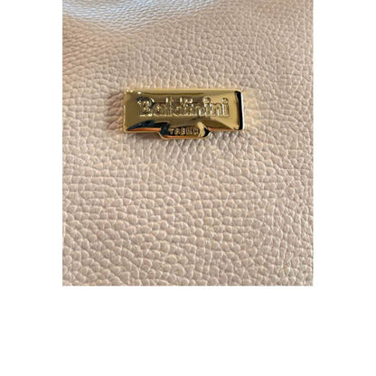 Baldinini Trend Beige Cowhide Shoulder Bag