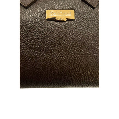 Baldinini Trend Brown Cowhide Shoulder Bag