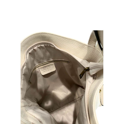 Baldinini Trend Beige Cowhide Backpack