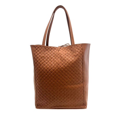 Baldinini Trend Brown Cowhide Clutch Bag