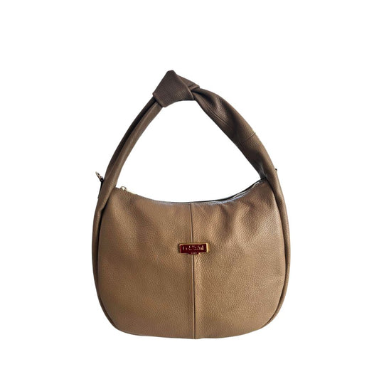 Baldinini Trend Brown Cowhide Clutch Bag