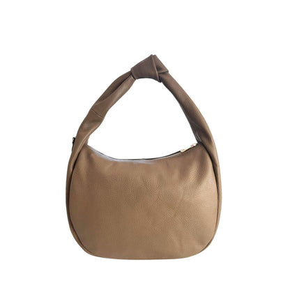 Baldinini Trend Brown Cowhide Clutch Bag