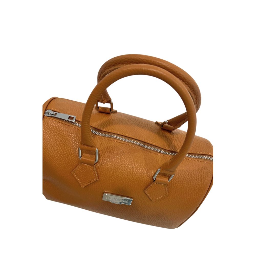 Baldinini Trend Brown Cowhide Shoulder Bag