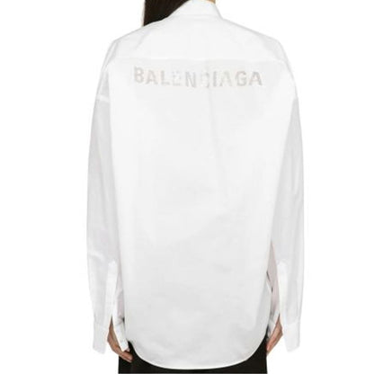 Balenciaga White Cotton Dress Shirt