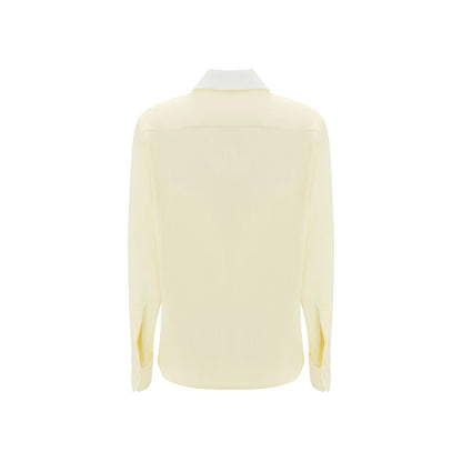 Loewe Bicolor Silk Dress Shirt