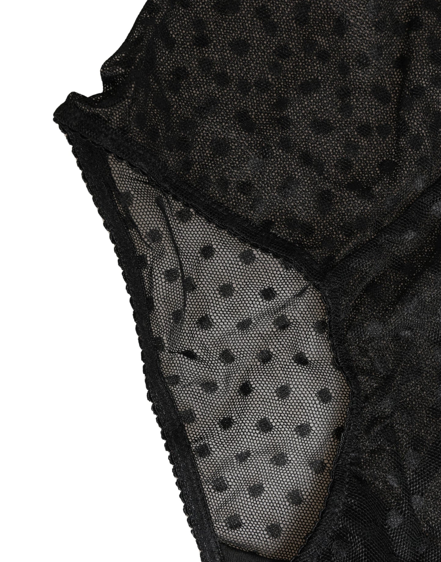 Dolce & Gabbana Black Logo Girdle High Waist Panty Underwear