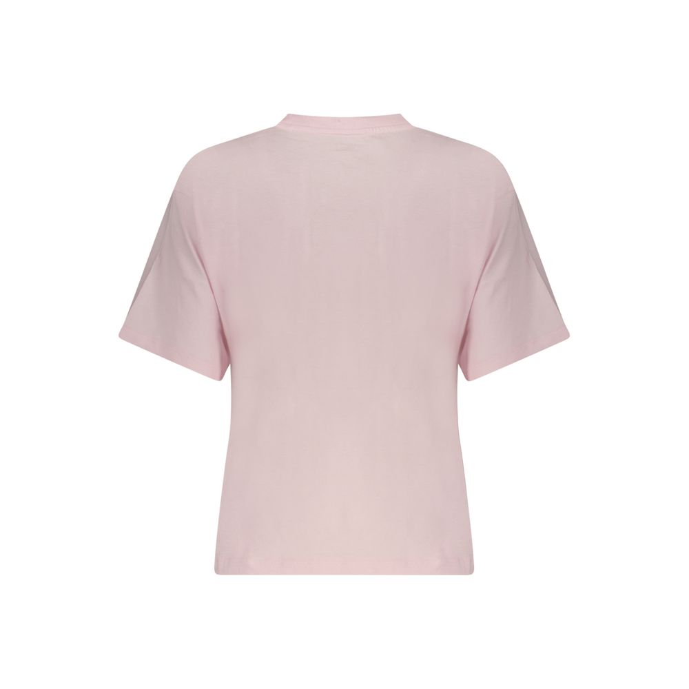 Guess Jeans Pink Cotton Womens TShirt