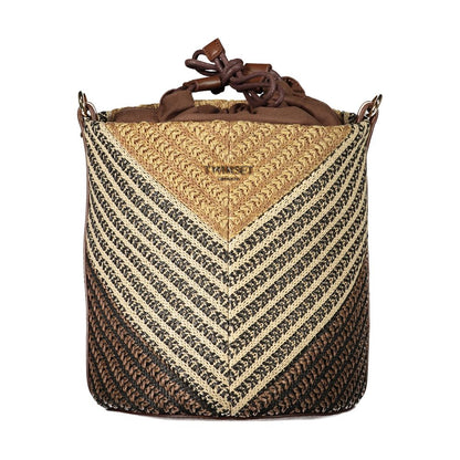 Twinset Brown Polyester Handbag