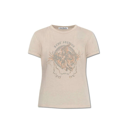 Acne Studios Gray Cotton T-Shirt