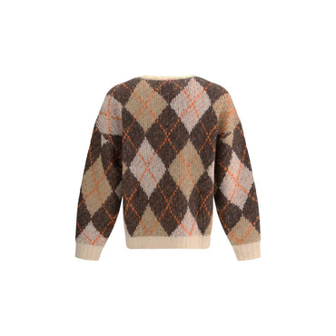 Emporio Armani Brown Polyamide Sweatshirt