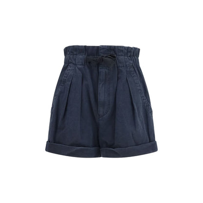Marant Etoile Black Cotton Bermuda Shorts