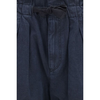 Marant Etoile Black Cotton Bermuda Shorts