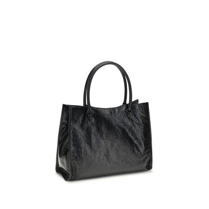Balenciaga Black Lamb Ovis Aries Aries Shoulder Bag