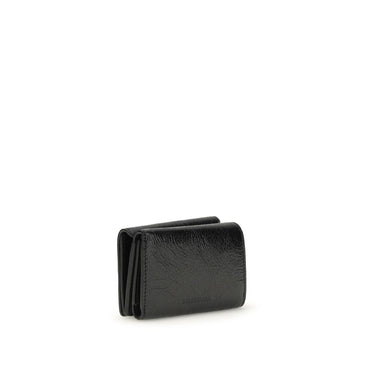 Balenciaga Black Lamb Ovis Aries Aries Wallet