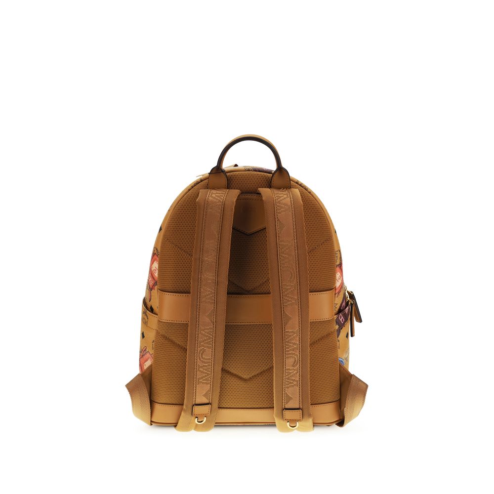 MCM White Polyethylene Backpack