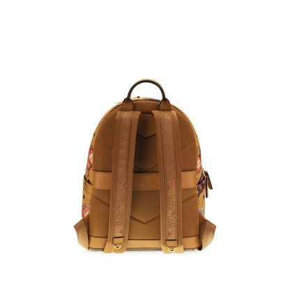 MCM White Polyethylene Backpack