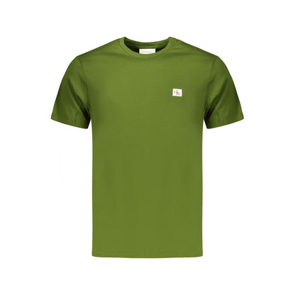 Calvin Klein Green Cotton Mens T-Shirt