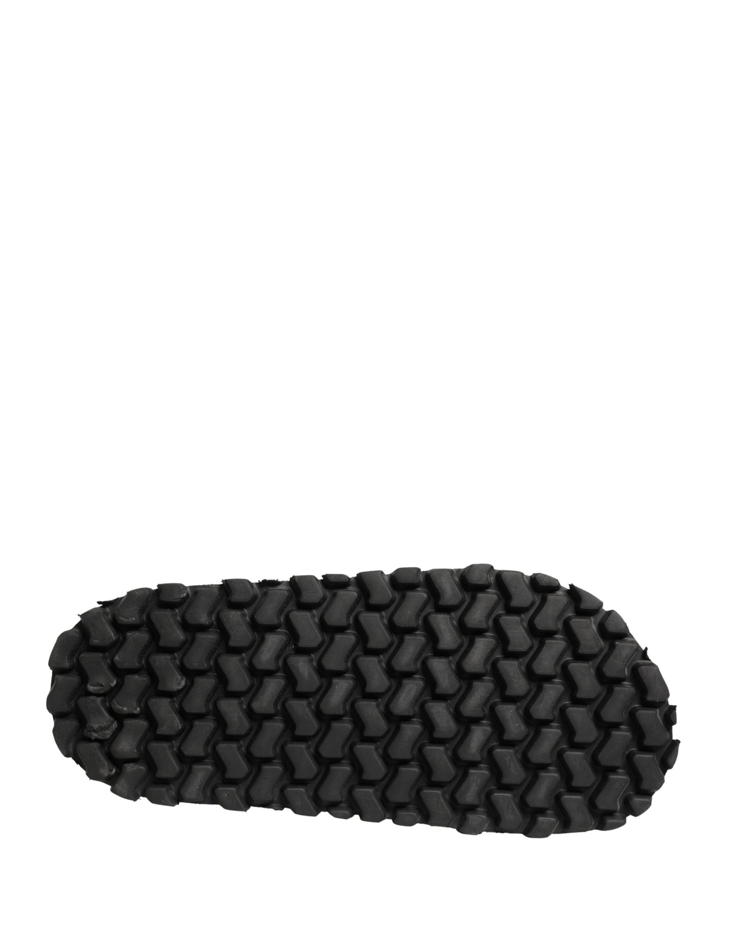 Dolce & Gabbana Black Ruching Detail Flats Men Sandals Shoes
