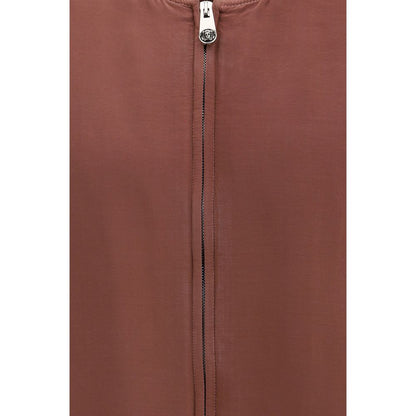 Versace Bordeaux Silk Bomber