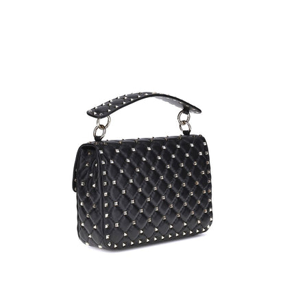 Valentino Garavani Black Lamb Ovis Aries Aries Shoulder Bag