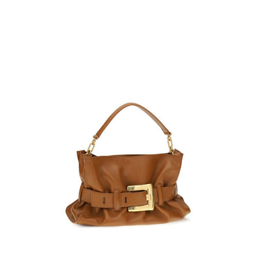 Balmain Brown Calf Leather Bos Taurus Handbag