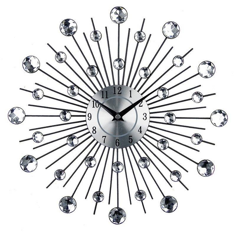 Living Room Decoration Clock Simple Wall Clock Art Electronic Clock-0