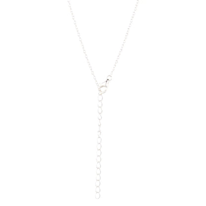 925 Sterling Silver Necklace Red Heart Pendant-3