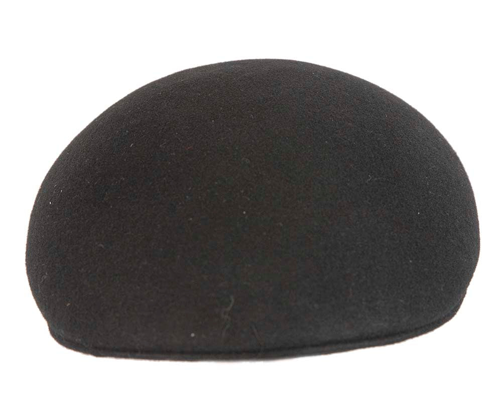 Black Australian Felt Ascot Hat by Jacaru-3