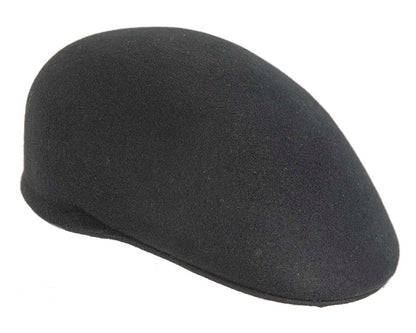 Black Australian Felt Ascot Hat by Jacaru-2