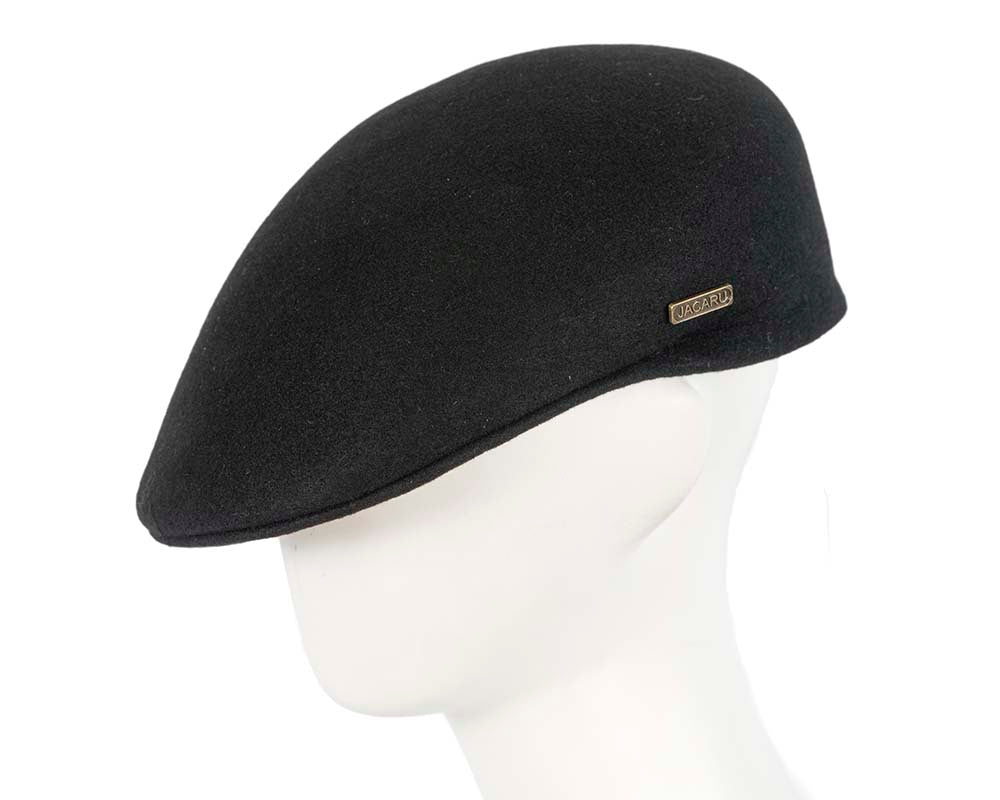 Black Australian Felt Ascot Hat by Jacaru-0