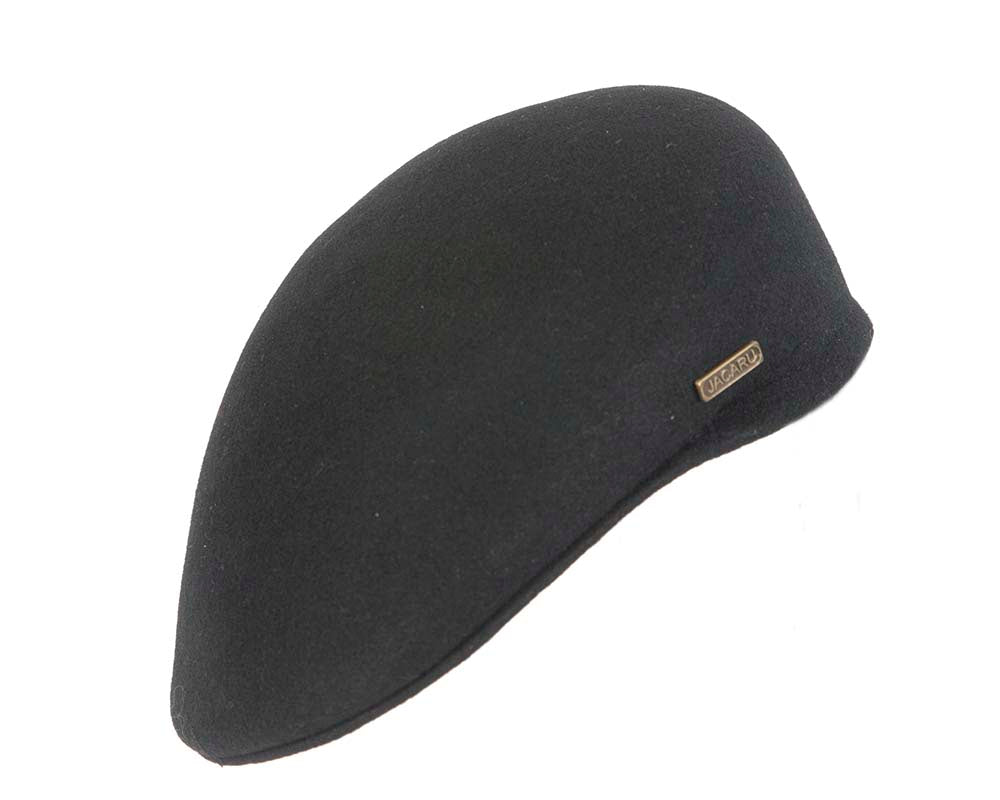 Black Australian Felt Ascot Hat by Jacaru-1